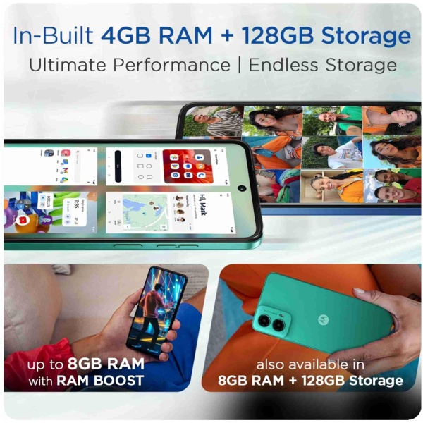 Motorola G45 5G (Viva Magenta, 8GB RAM, 128GB Storage) - Image 3