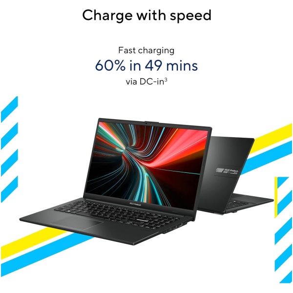 ASUS Vivobook Go 15, 15" FHD (1920 x 1080),Intel Core i3-N305 Processor,(8GB RAM/512GB SSD/Intel UHD iGPU/Windows 11/M365 Basic (1Year)*/Office Home 2024/Mixed Black/1.63 kg),E1504GA-NJ3322WS - Image 3