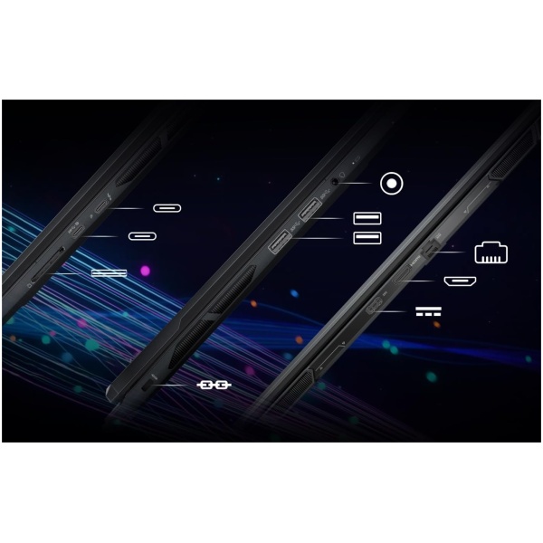 MSI Stealth 18 AI Studio,Intel 1st Gen. Ultra 9 185H,Built-in AI,46CM 16:10 UHD+ MiniLED120Hz Gaming Laptop(32GB/2TB NVMe SSD/Windows 11 Home/NVIDIA GeForce RTX 4080/Midnight Black/2.89Kg),A1VHG-023IN - Image 9