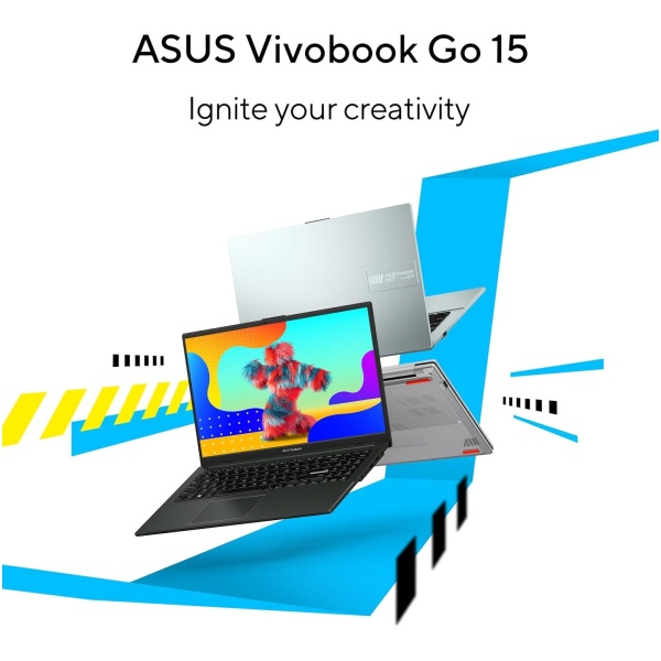 ASUS Vivobook Go 15, 15" FHD (1920 x 1080),Intel Core i3-N305 Processor,(8GB RAM/512GB SSD/Intel UHD iGPU/Windows 11/M365 Basic (1Year)*/Office Home 2024/Mixed Black/1.63 kg),E1504GA-NJ3322WS - Image 8