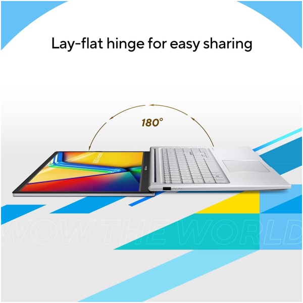 ASUS Vivobook 15, 15.6" FHD (1920 x 1080), Intel Core i3-1315U, (16GB RAM/512GB SSD/Intel® UHD/Win 11/M365 Basic (1Year)*/Backlit Keyboard/Office Home 2024/Cool Silver/1.70 kg), X1504VA-NJ2324WS - Image 7