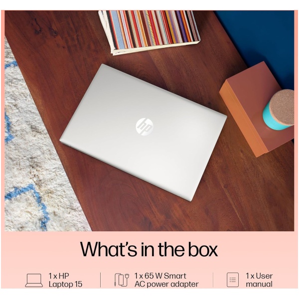 HP 15, 12th Gen Intel Core i5-1235U, 8GB DDR4, 512GB SSD, (Win11, Office21, Silver, 1.59kg) Anti-Glare, Micro-Edge, 15.6-inch(39.6cm) FHD Laptop, Intel UHD Graphics, FHD Camera, Backlit KB, fd0070tu - Image 9